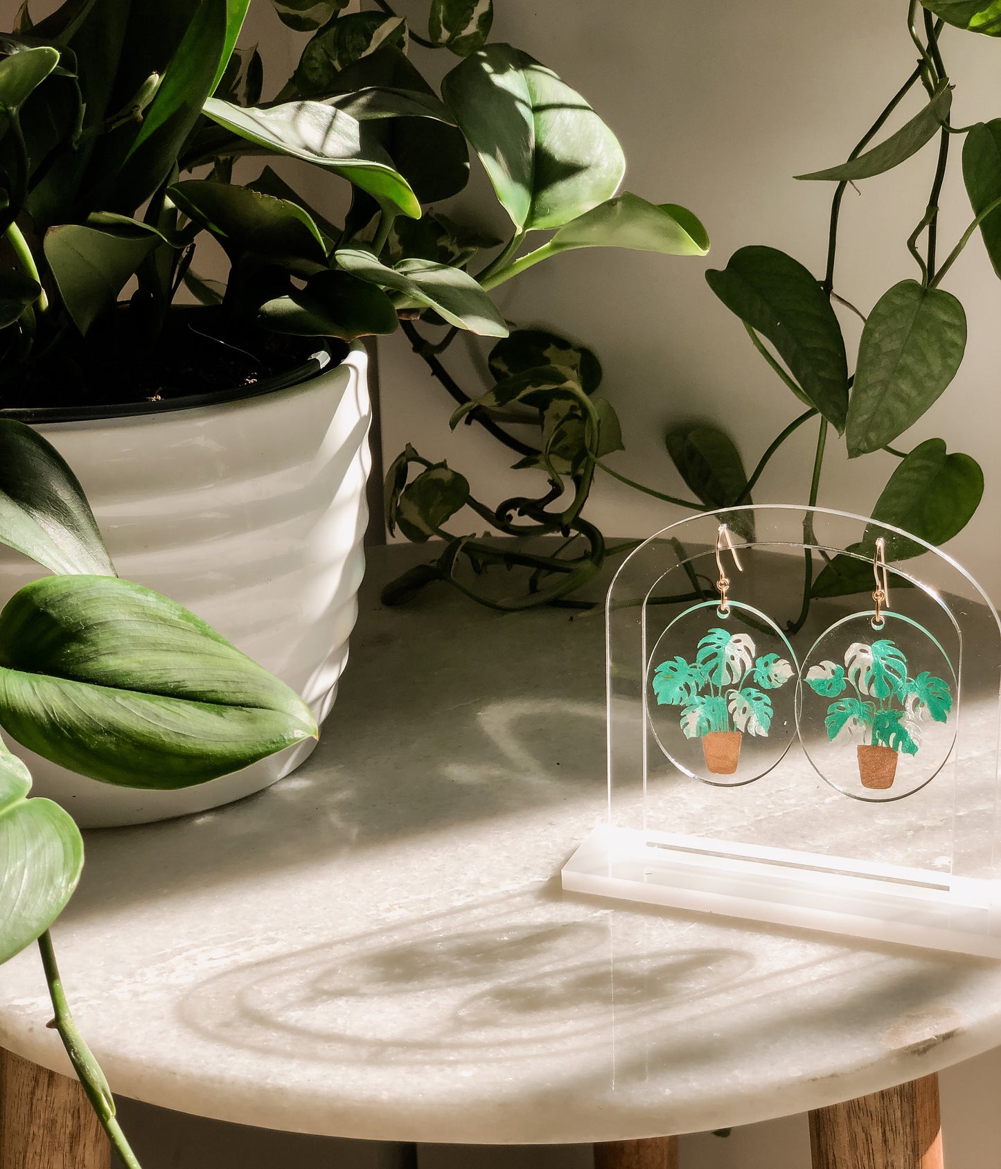 Monstera Houseplant Earrings | Plant Jewelry