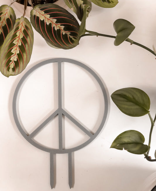 Peace Sign Indoor Houseplant Trellis