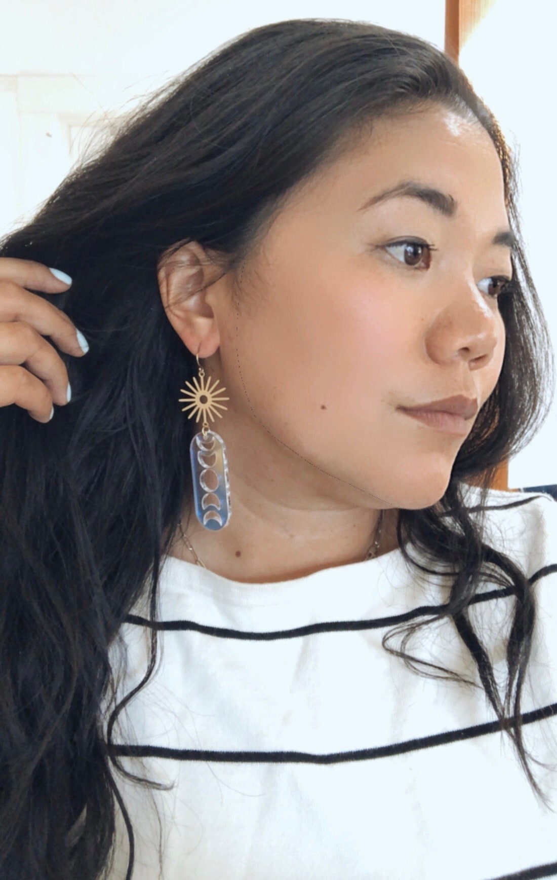 Moon Phase Earrings